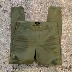 Olive green leggings